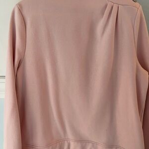 Talbots Soft Pink Fleece Top